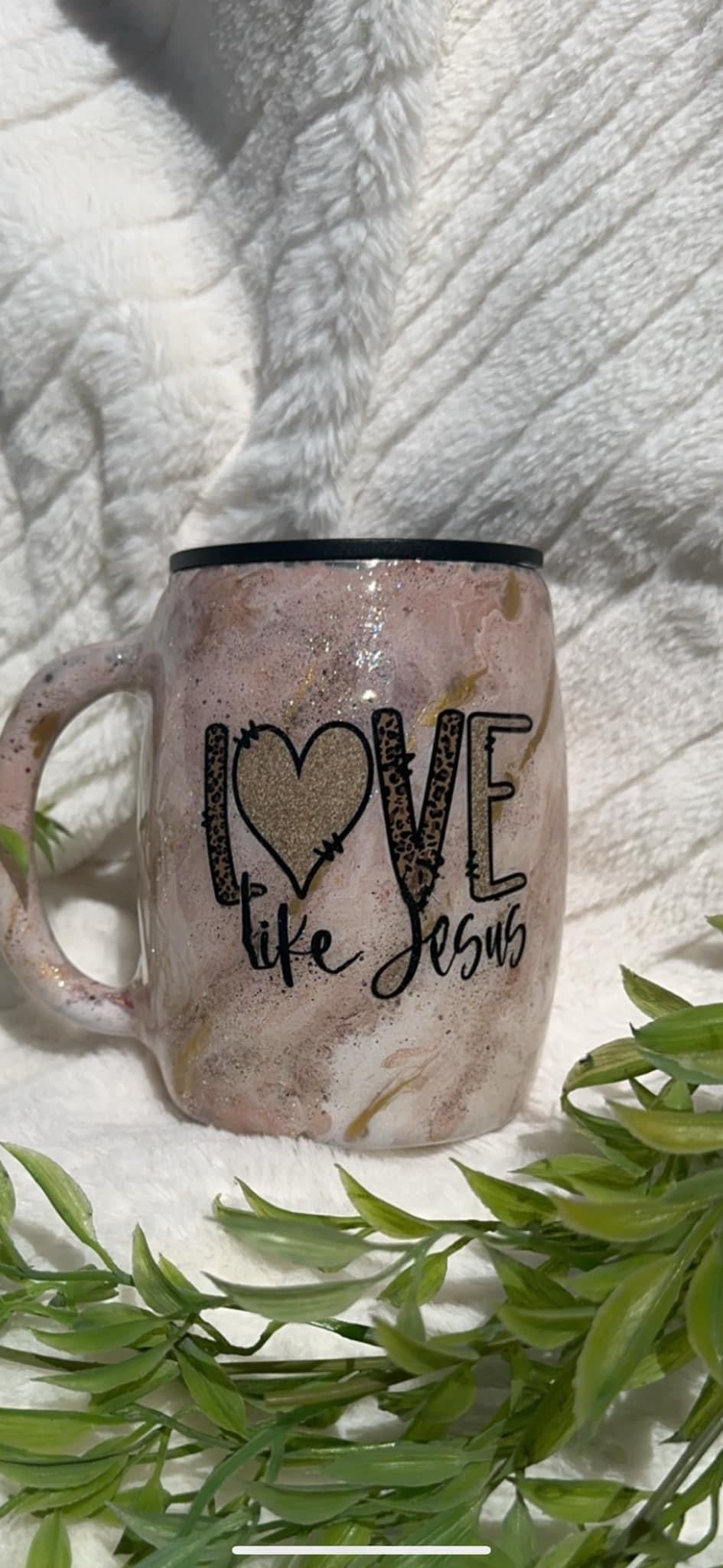 Love like Jesus coffee mug